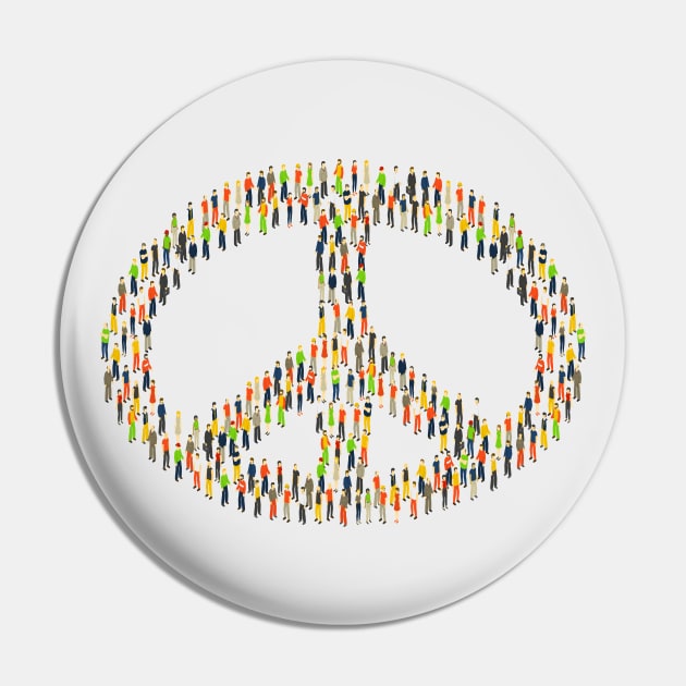 Peace Peeps Pin by machmigo