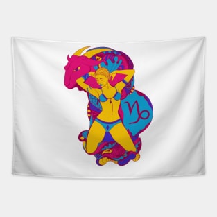 Triad Capricorn Beauty Tapestry