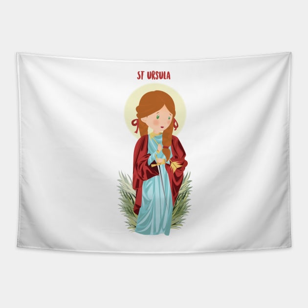 Santa Ursula Tapestry by AlMAO2O