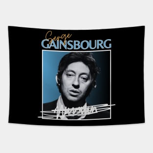 Serge gainsbourg///original retro Tapestry