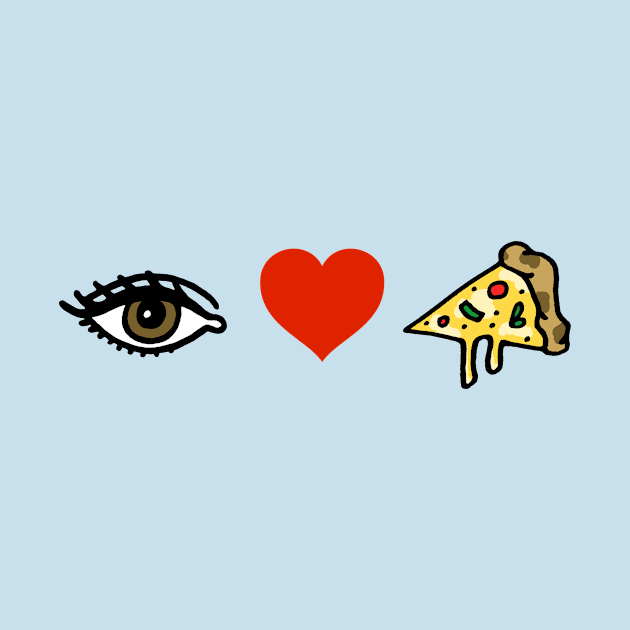 I Love Pizza by AdrianaStore