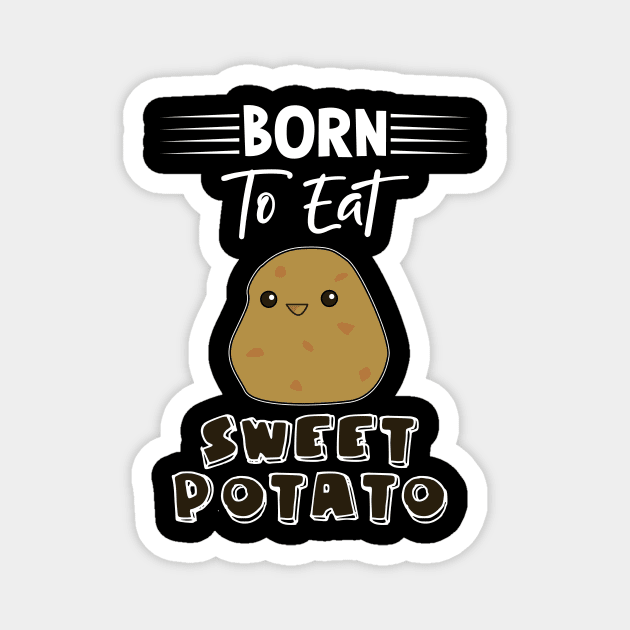 Funny Sweet Potato Magnet by Imutobi