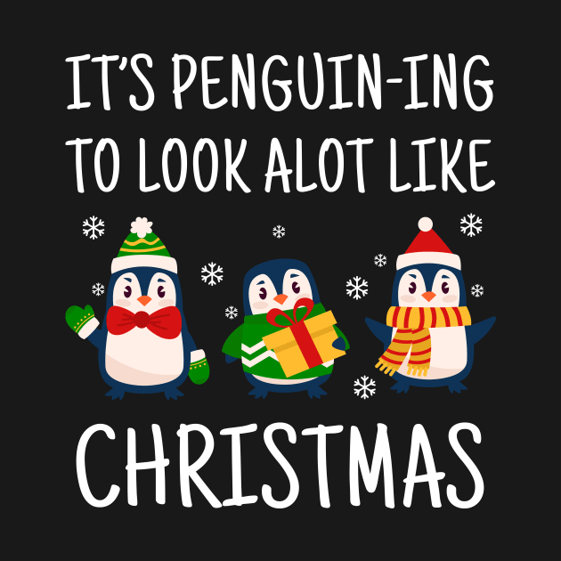 It's Penguin-ing Christmas Shirt by Skylane