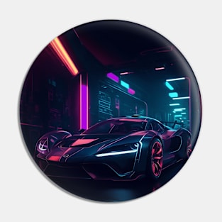 Underground Velocity Sports Car Pin