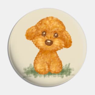 Toy Poodle Pin