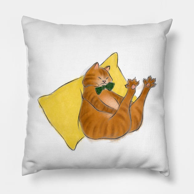 Lie down to rest Pillow by WhimsyMarket