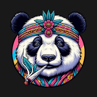 Smoking Panda T-Shirt