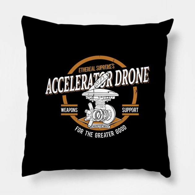 Accelerator Drone (Damaged) Pillow by Exterminatus