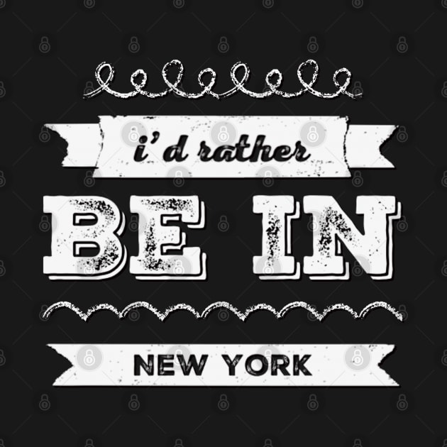 I'd rather be in New York Cute Vacation Holiday New Mexico trip by BoogieCreates