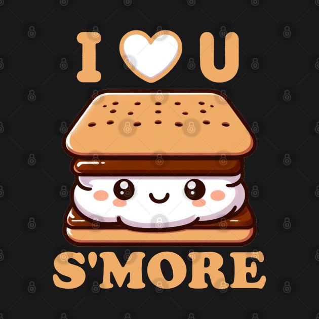 I Love You Smore Funny Camping S'more Pun by starryskin