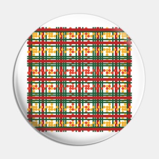 Christmas , Polka  Dots, Plaids Pin