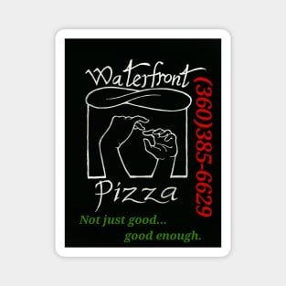 Waterfront pizza hoodie Magnet