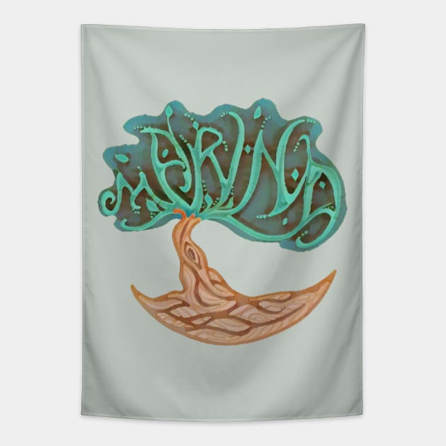 Marina Tree Tapestry by Slightly Unhinged