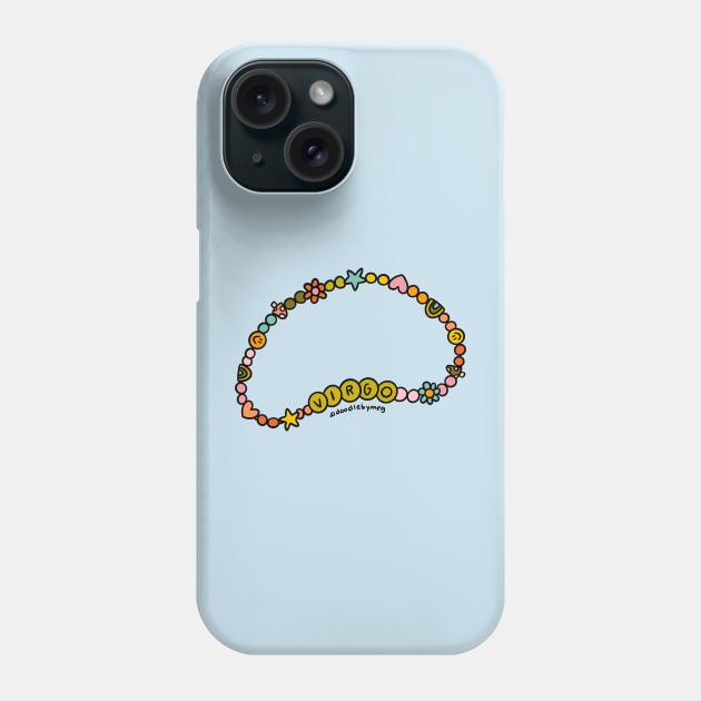 Virgo Friendship Bracelet Phone Case by Doodle by Meg