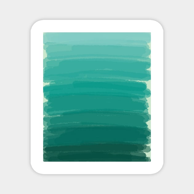 Sea Foam Dream Green Ombre Magnet by DanielleGensler