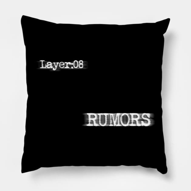 Serial Experiments Lain - Layer:08 Pillow by RAdesigns