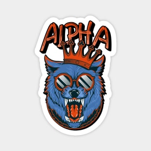 Alpha Wolf Magnet