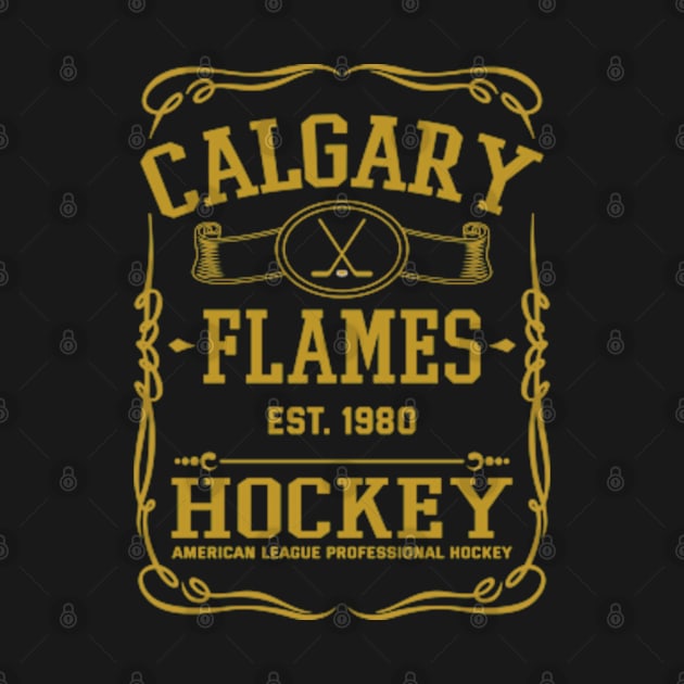 Vintage Flames Hockey by carlesclan