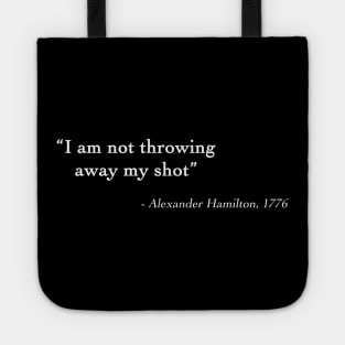 Alexander Hamilton Quote Tote