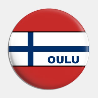 Oulu City in Finnish Flag Pin