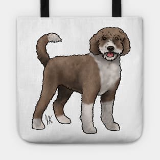 Dog - Portuguese Water Dog - Brown and White Tote