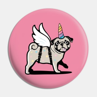 Pug Unicorn Pin