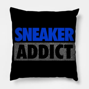 Sneaker Addict Sports Blue Pillow