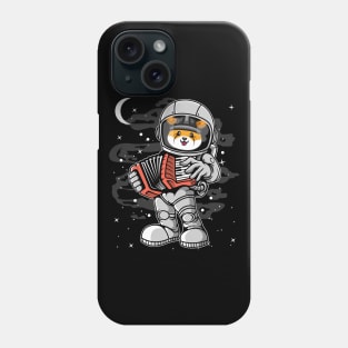 Astronaut Accordion Floki Inu Coin To The Moon Floki Army Crypto Token Cryptocurrency Blockchain Wallet Birthday Gift For Men Women Kids Phone Case