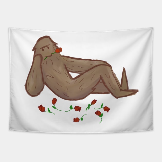 Sensual BigFoot Tapestry by goblinbabe