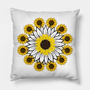 Little Aesthetic Sunflower Pillow