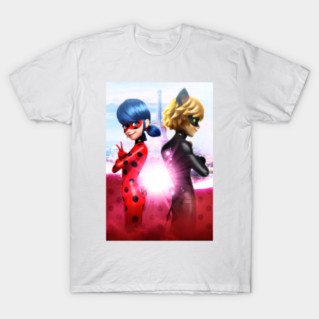 Ladybug Cat Noir Miraculous Ladybug T Shirt Teepublic