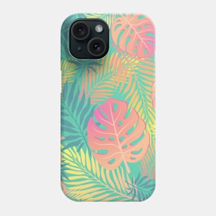 Neon Floral Pattern Phone Case