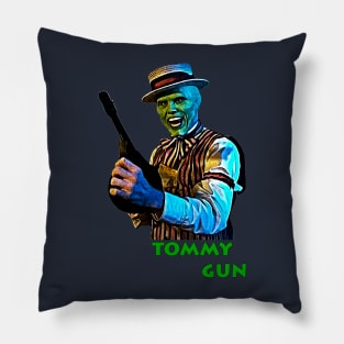 a tommy gun Pillow