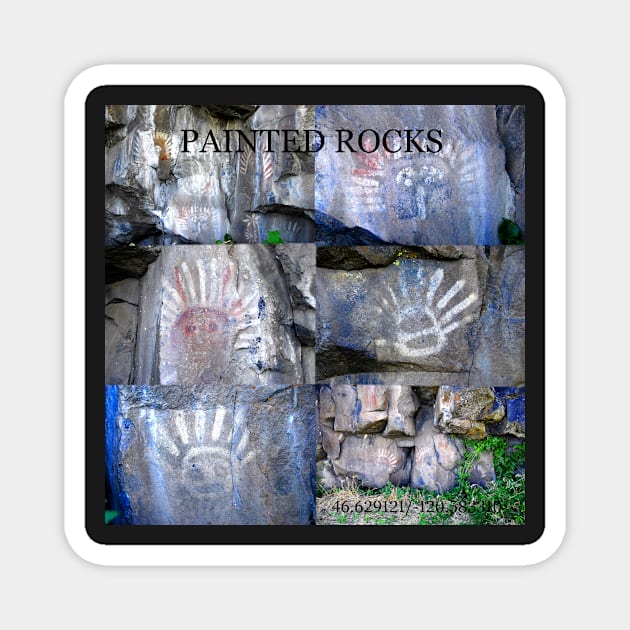 Painted Rocks site Magnet by dltphoto