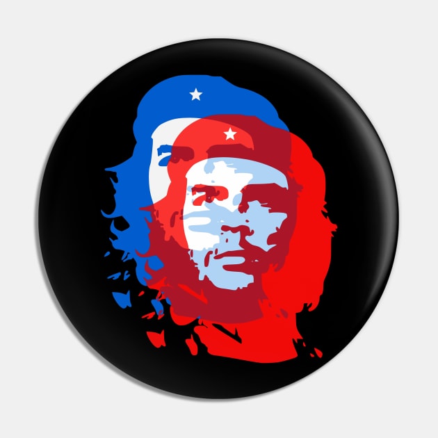 Che Guevara Rebel Cuban Guerrilla Revolution T-Shirt Pin by HiDearPrint