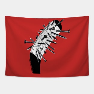 Tough as Nails Hockey Tapestry