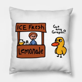 Ice Fresh Lemonade Got Any Grapes Pillow