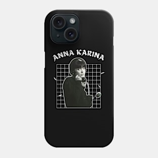 Anna karina ^^^ retro style Phone Case