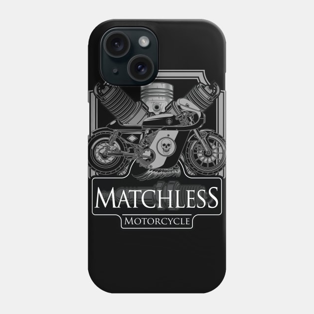 CLASSIC MOTORCYCLE Phone Case by theanomalius_merch