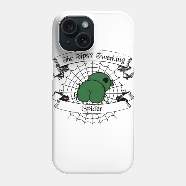 The tipsy twerking spider Phone Case by Kay beany