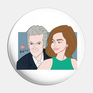 The Doctor and Clara Pin