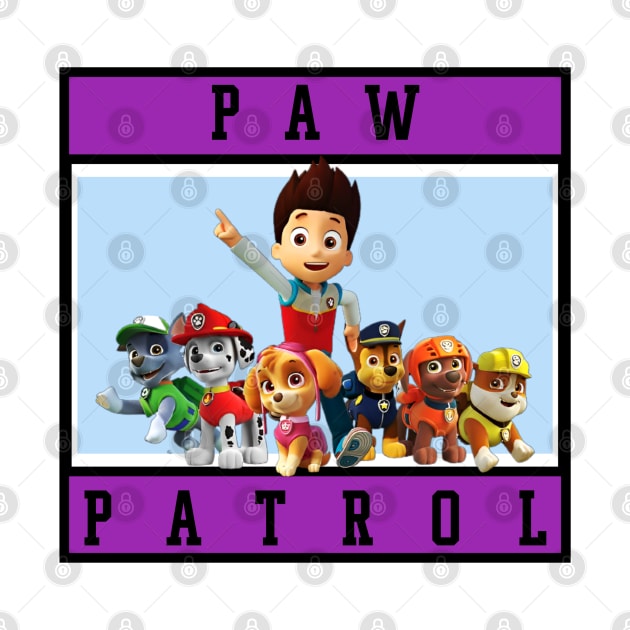 paw patrol squad by youne street