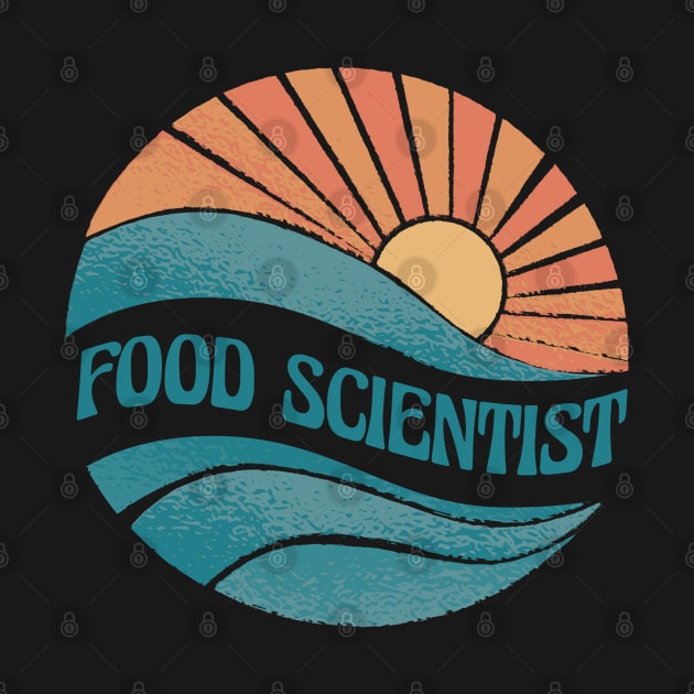 Retro Vintage Art - Food Scientist by Promen Shirts