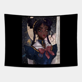 Black Sailor Moon Tapestry