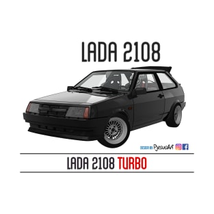 Lada 2108 Turbo Black T-Shirt