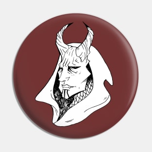 A Devil Face Pin