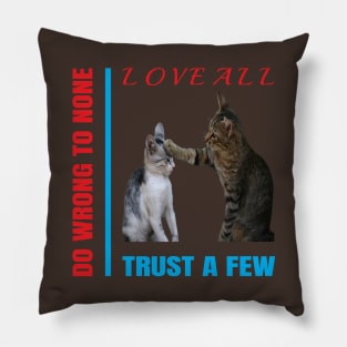 Love All Trust A Few Cute Design Pillow