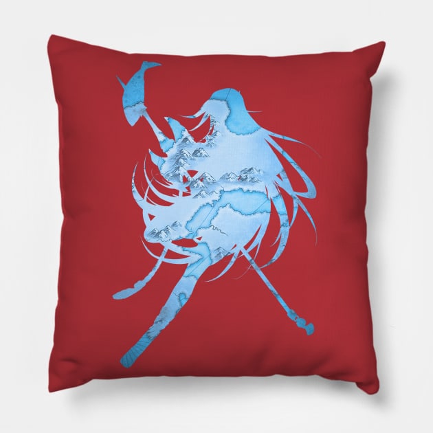 Cordelia: Knight Paradise Pillow by Raven's Secret Shop