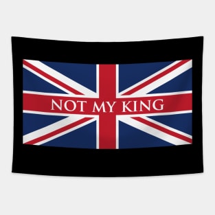 Not My King Union Jack Flag Tapestry