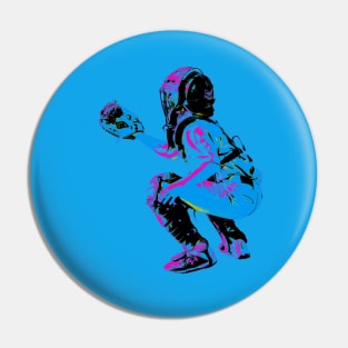 The Catcher - Baseball Player Pin